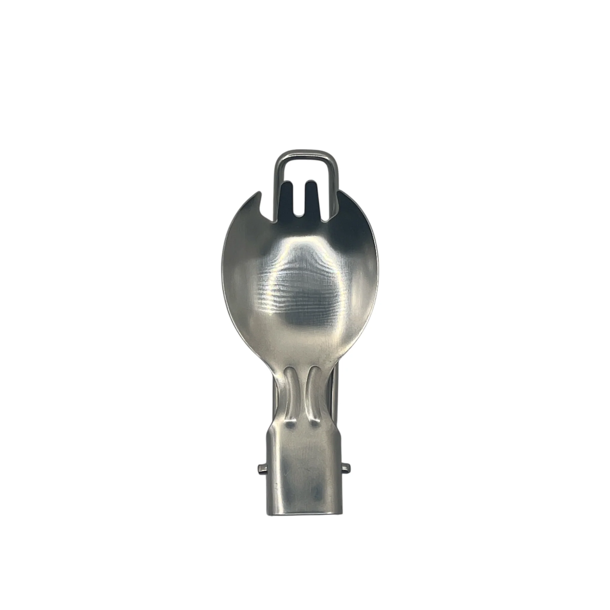 1850 Folding Spork - Stainless Steel -Fork and Spoon in 1 - Image 3