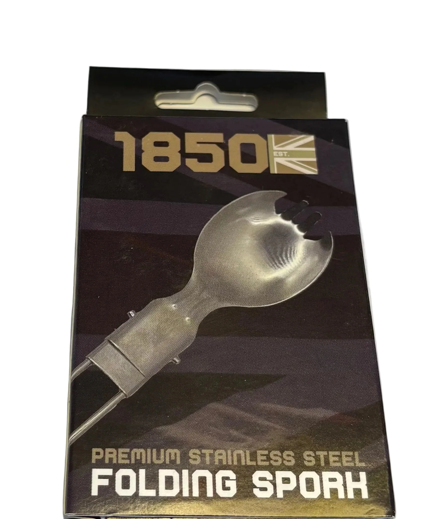 1850 Folding Spork - Stainless Steel -Fork and Spoon in 1 - Image 4