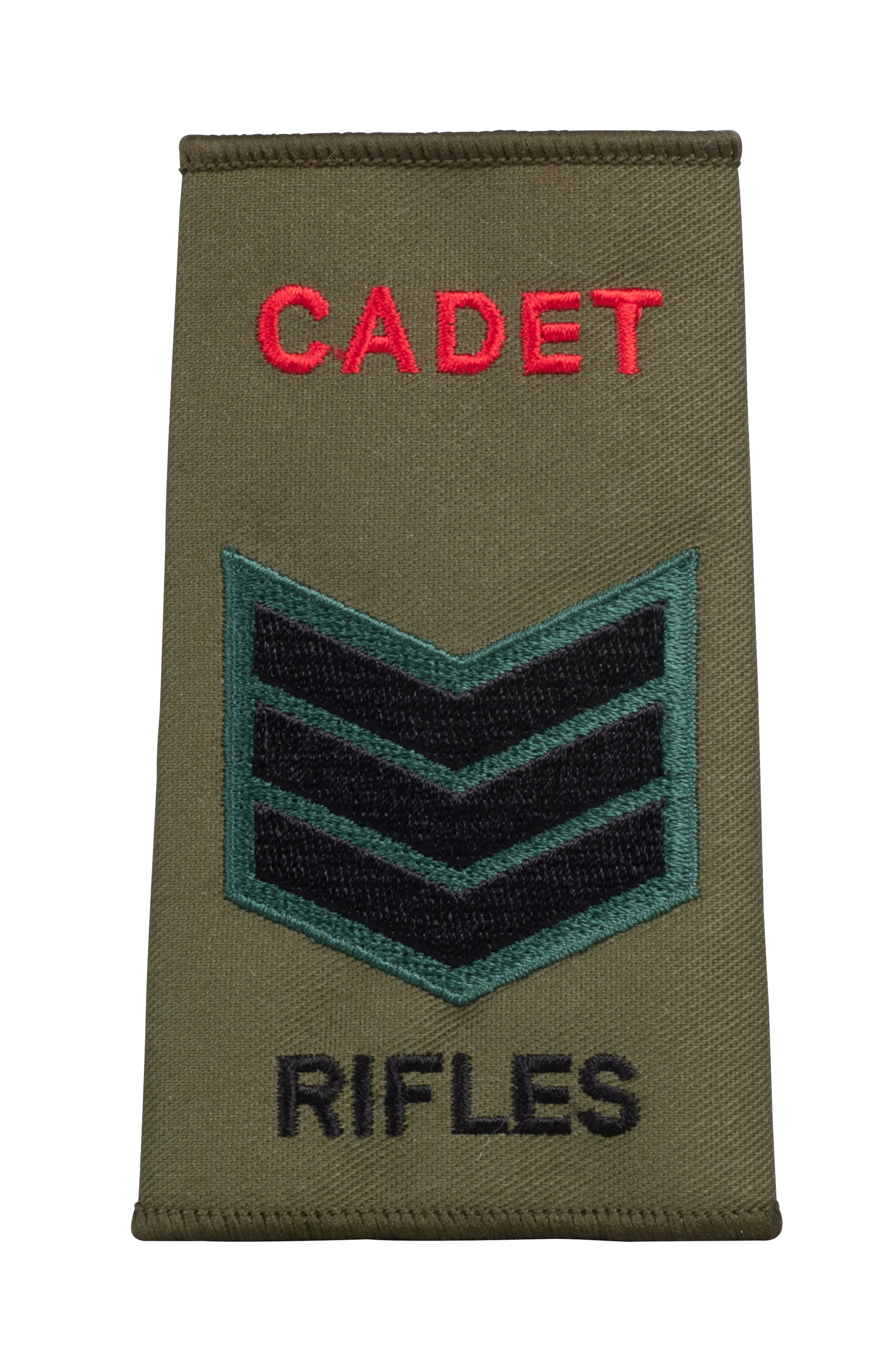 The Rifles ORs' Cadet Rank Slides - Olive - Image 5
