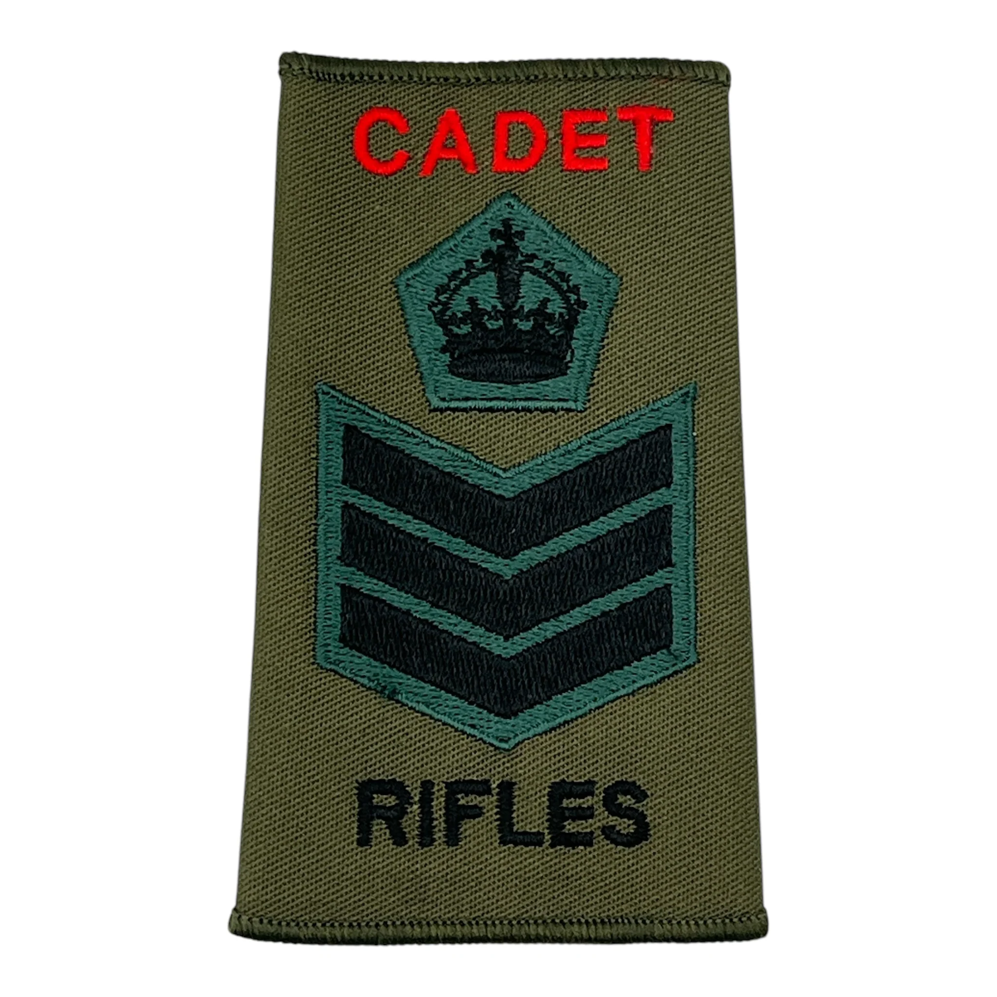 The Rifles ORs' Cadet Rank Slides - Olive - Image 6